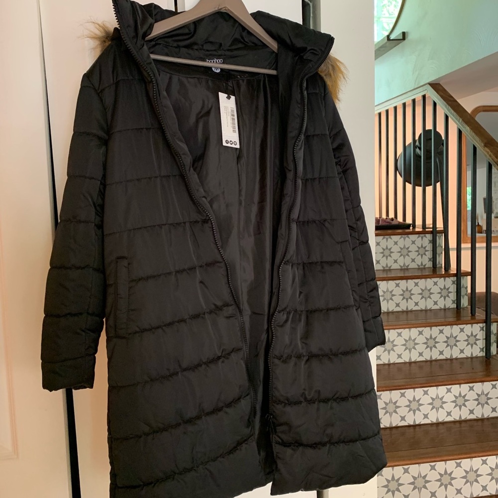 Boohoo Maternity winter coat
